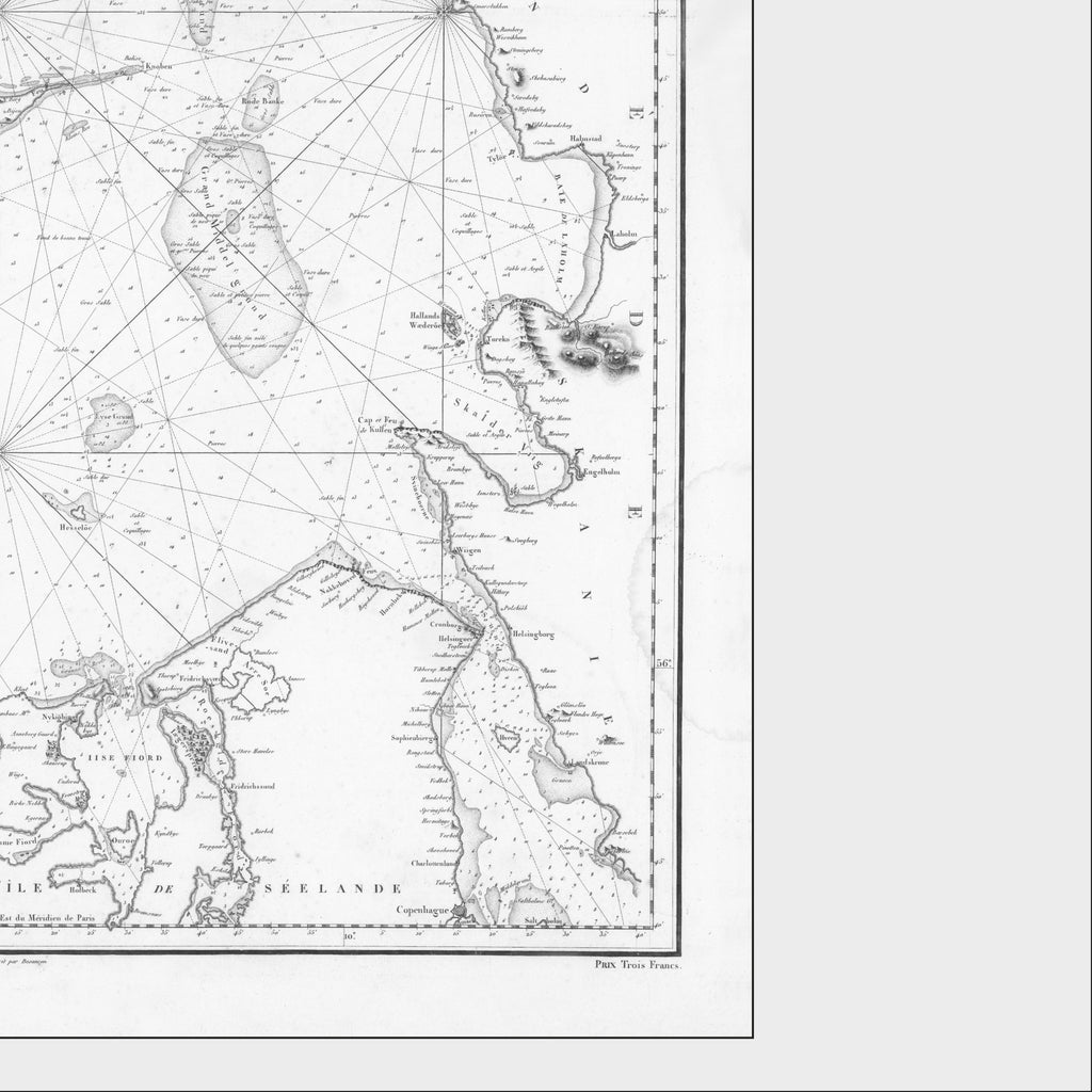 Kattegat | Seekarte | Karte von 1804