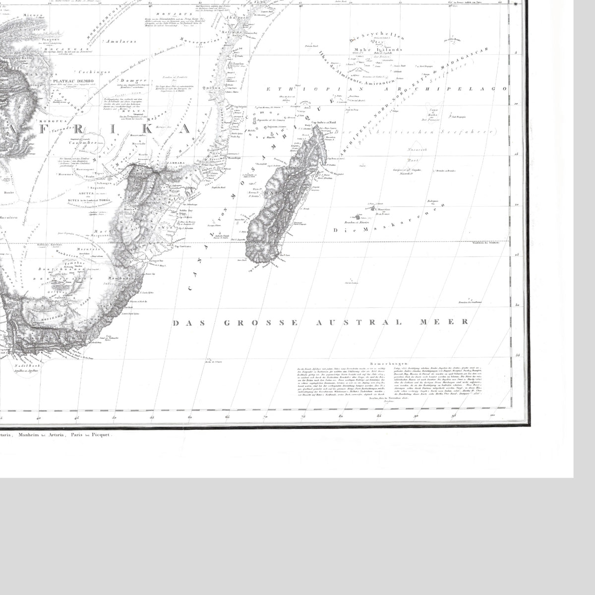 Afrika Landkarte | 1826
