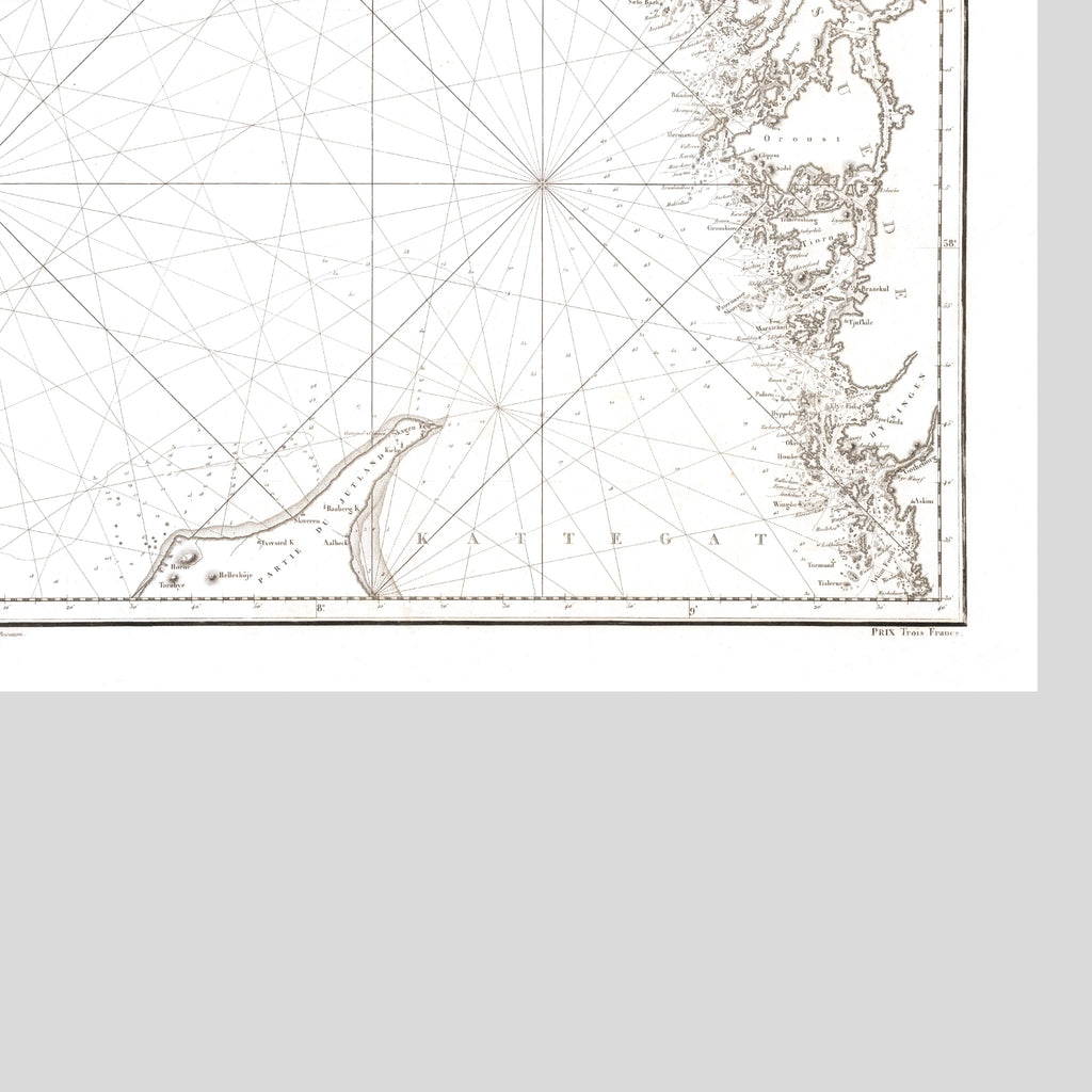 Skagerark | Seekarte | Karte von 1812