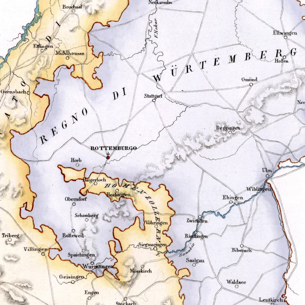 Kirchenatlas | Freiburg | Vintage Map