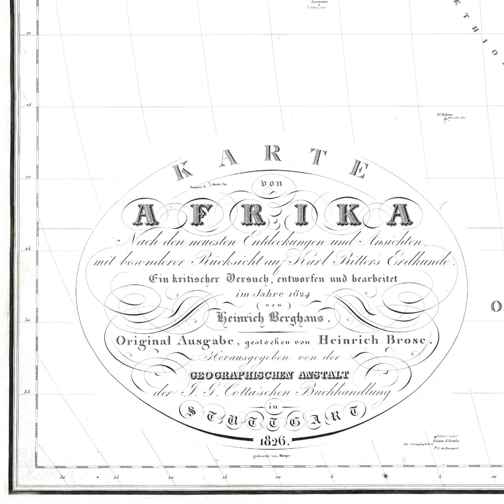 Afrika Landkarte | 1826