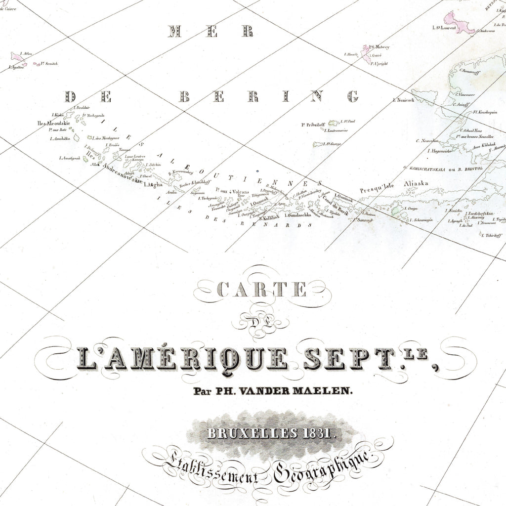 Nordamerika | Landkarte | 1831