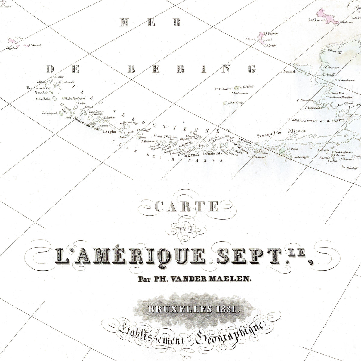 Nordamerika | Landkarte | 1831