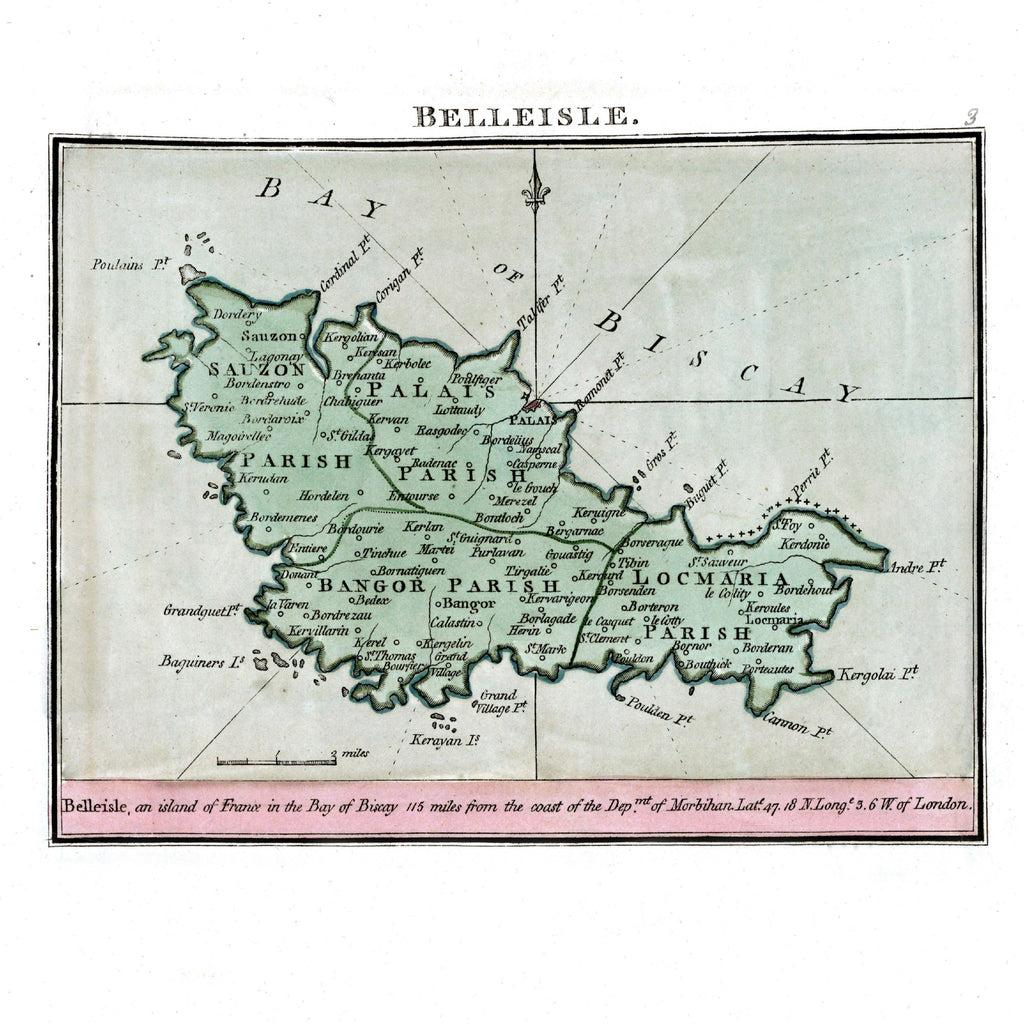 Seekarten-Atlas | Belleisle | Ferrol | A Coruña | Karte von 1801