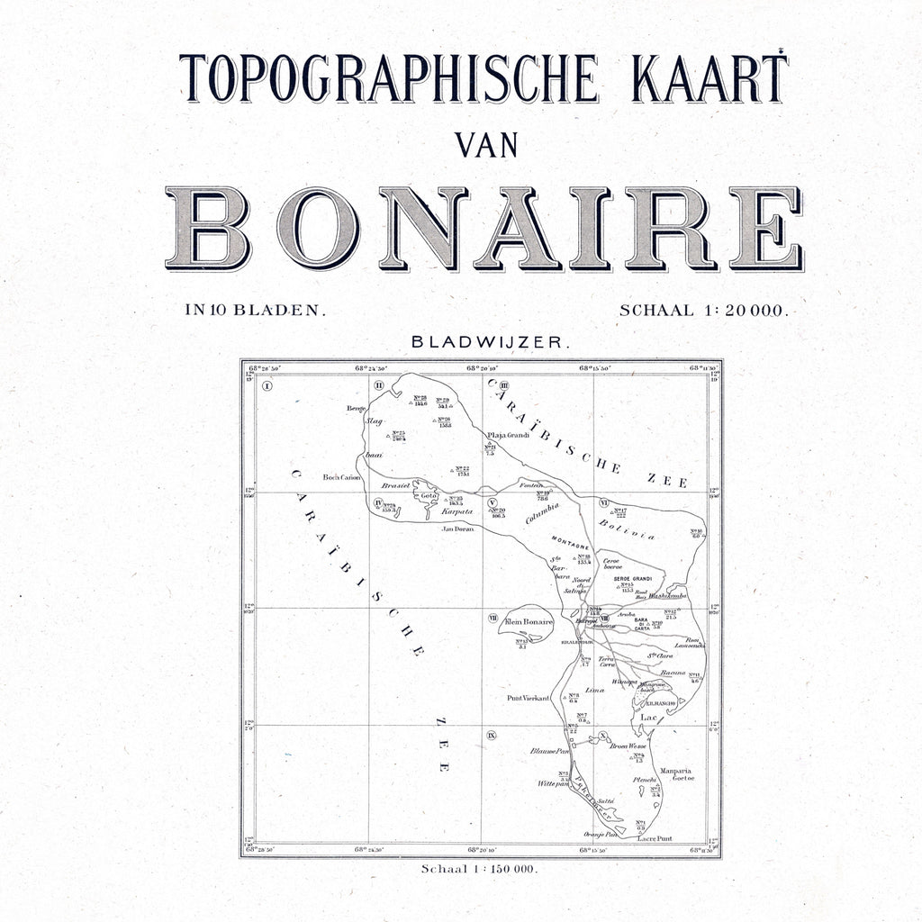 Bonaire | Landkarte | 1915