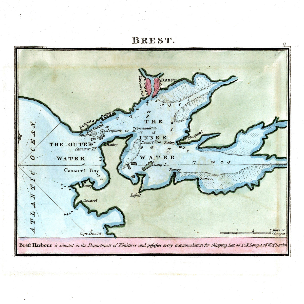 Seekarten-Atlas | Brest | Port Louis | Karte von 1801