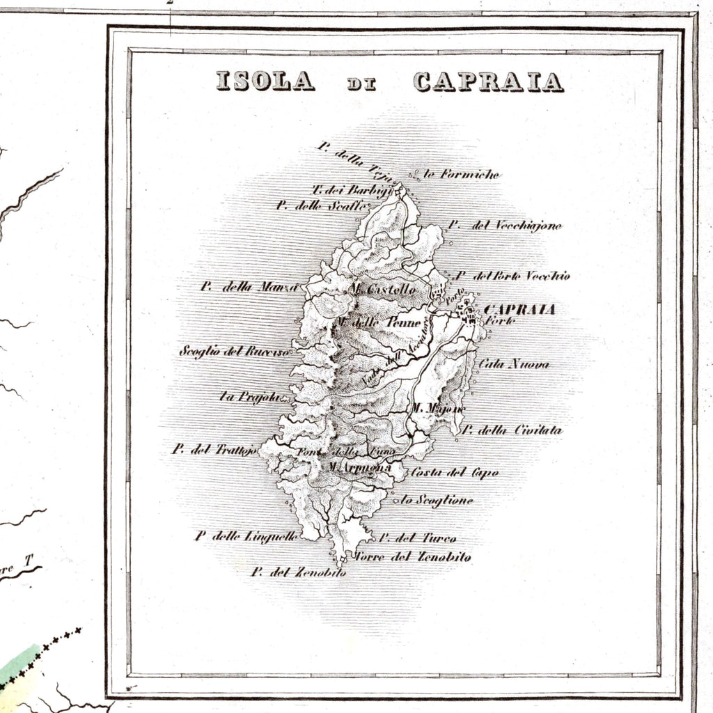 Genua | Italien | Landkarte von 1895