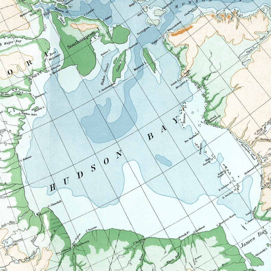 Kanada | Landkarte | 1915 / Vintage Map