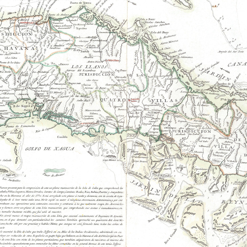 Kuba | Seekarte | 1783