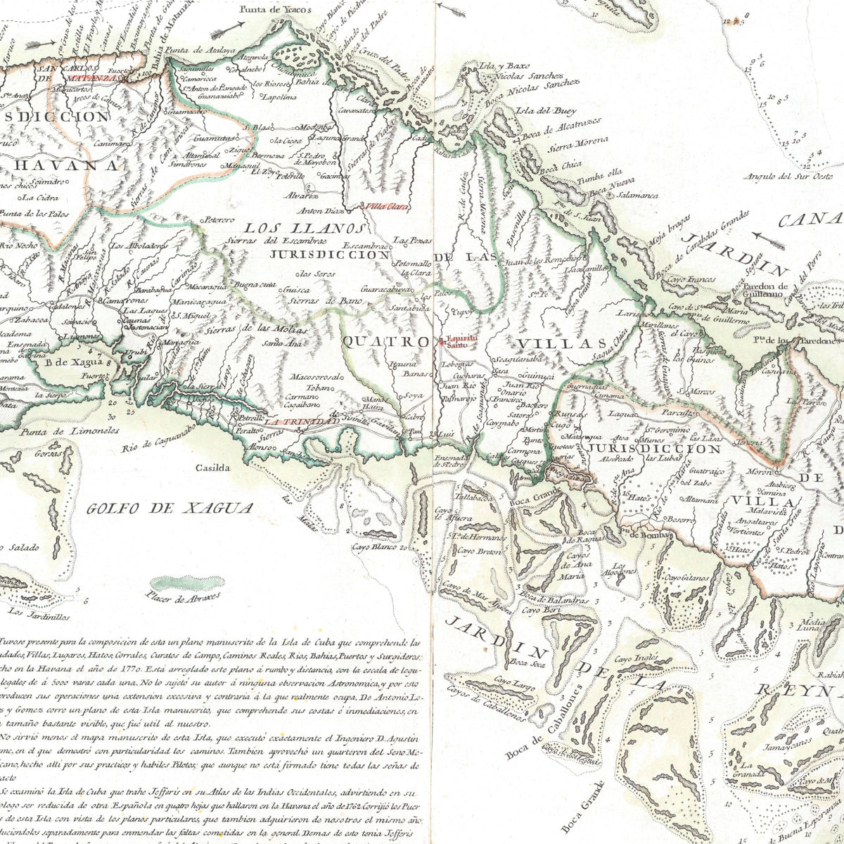 Kuba | Seekarte | 1783