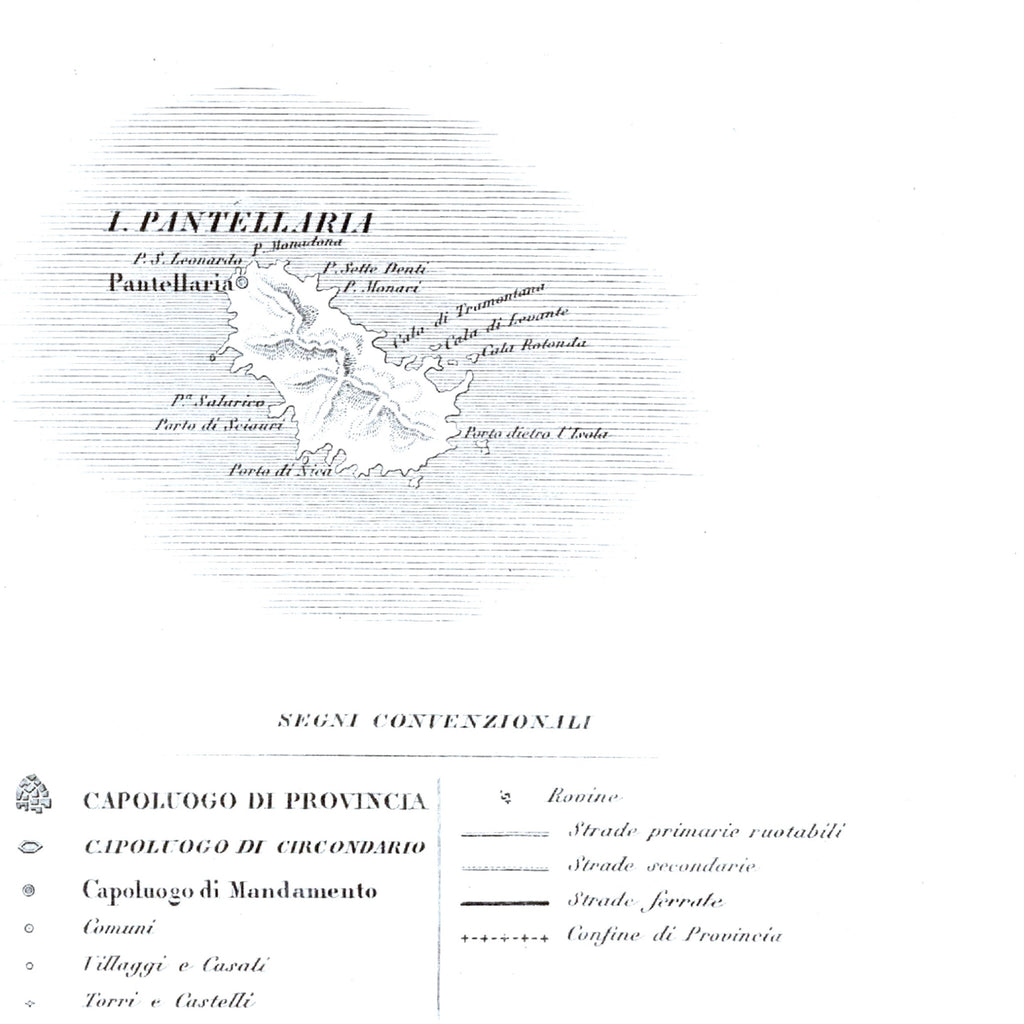 Sizilien | Italien | Landkarte von 1895