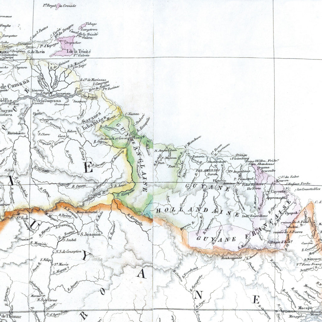 Südamerika | Landkarte | 1831