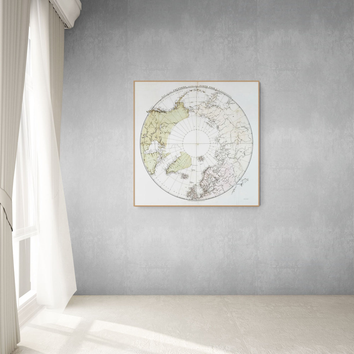 Arktis-Landkarte | 1818 | Vintage Map
