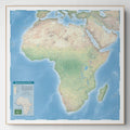 Afrika-Landkarte | 2025 | Physische Wandkarte des Kontinents