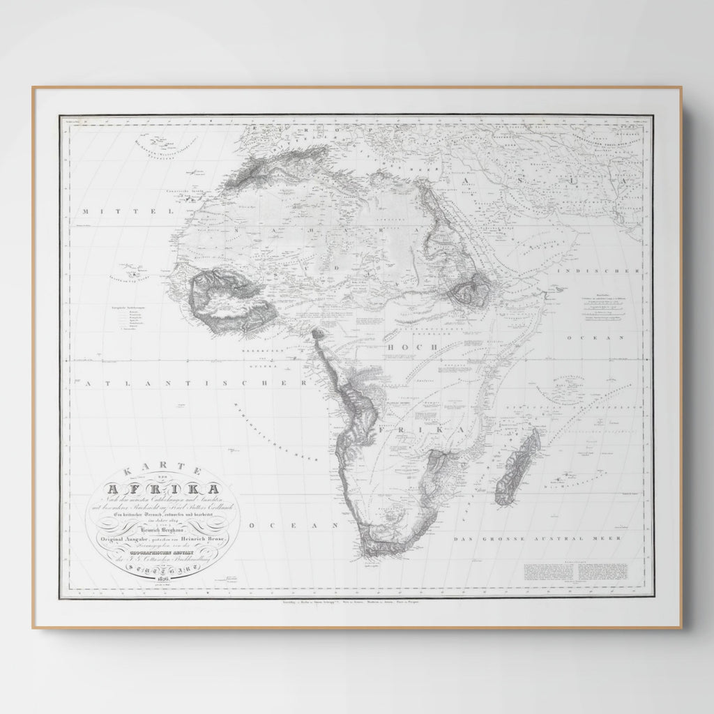 Afrika Landkarte | 1826
