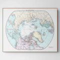 Arktis-Landkarte | 1904 | Vintage Map