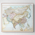 Asien  | 1827 | Vintage Map