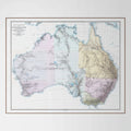 Australien | Landkarte | 1875 | Vintage Map