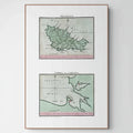 Seekarten-Atlas | Belleisle | Ferrol | A Coruña | Karte von 1801