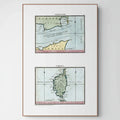 Seekarten-Atlas | Gibraltar | Korsika | Karte von 1801
