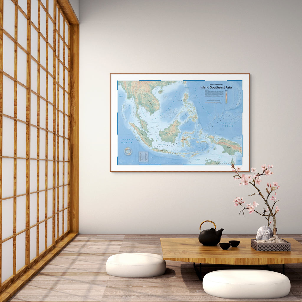 Landkarte der Inselwelt Südost-Asiens | 2025