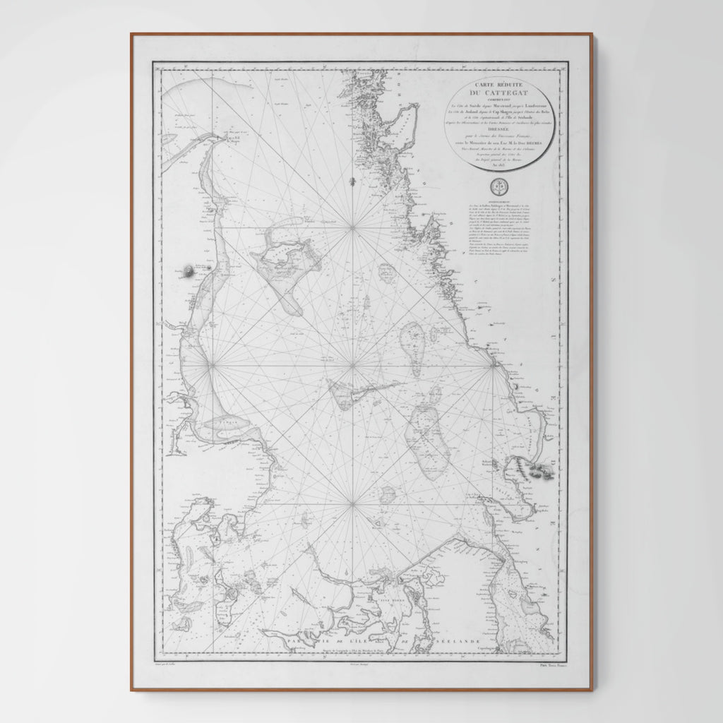Kattegat | Seekarte | Karte von 1804