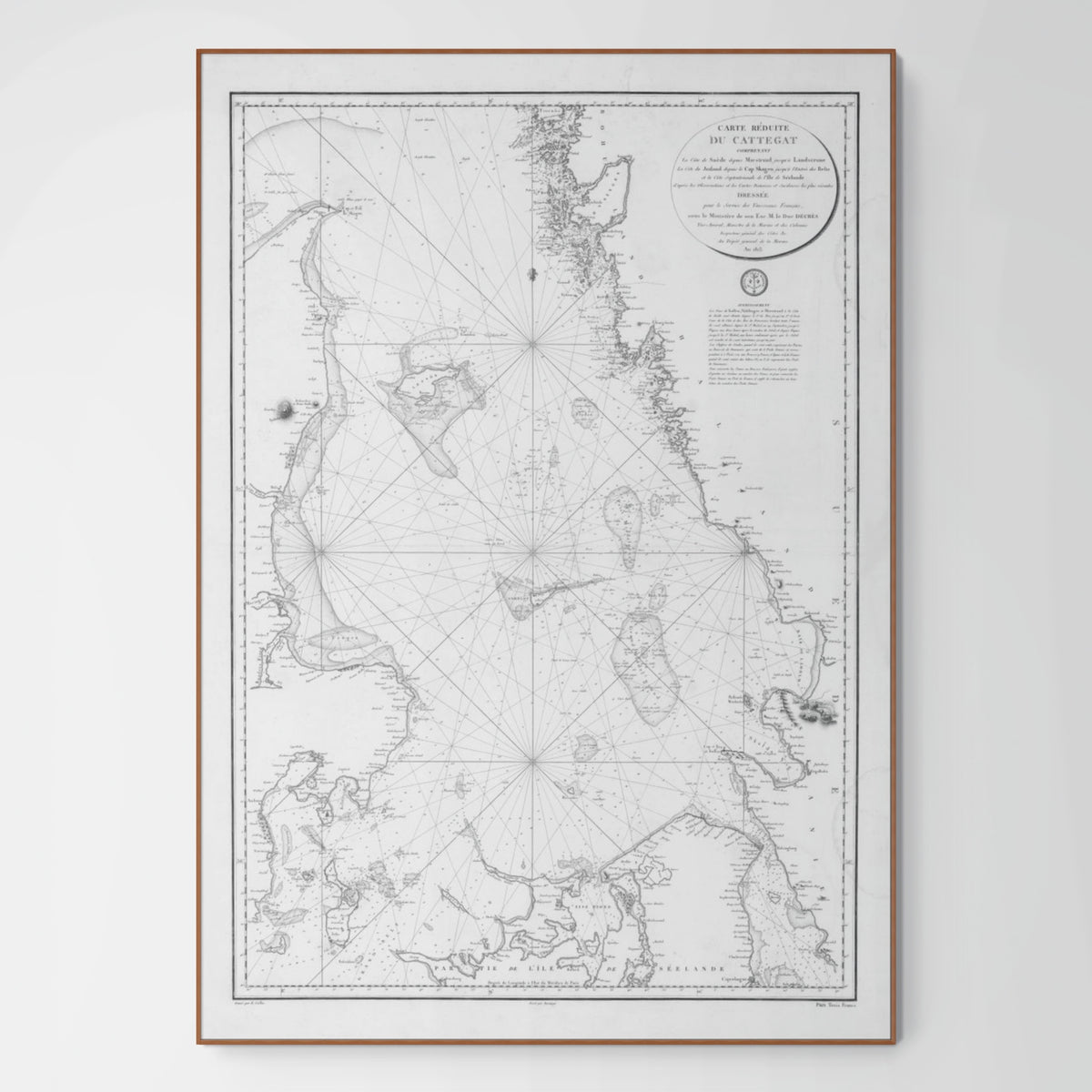 Kattegat | Seekarte | Karte von 1804