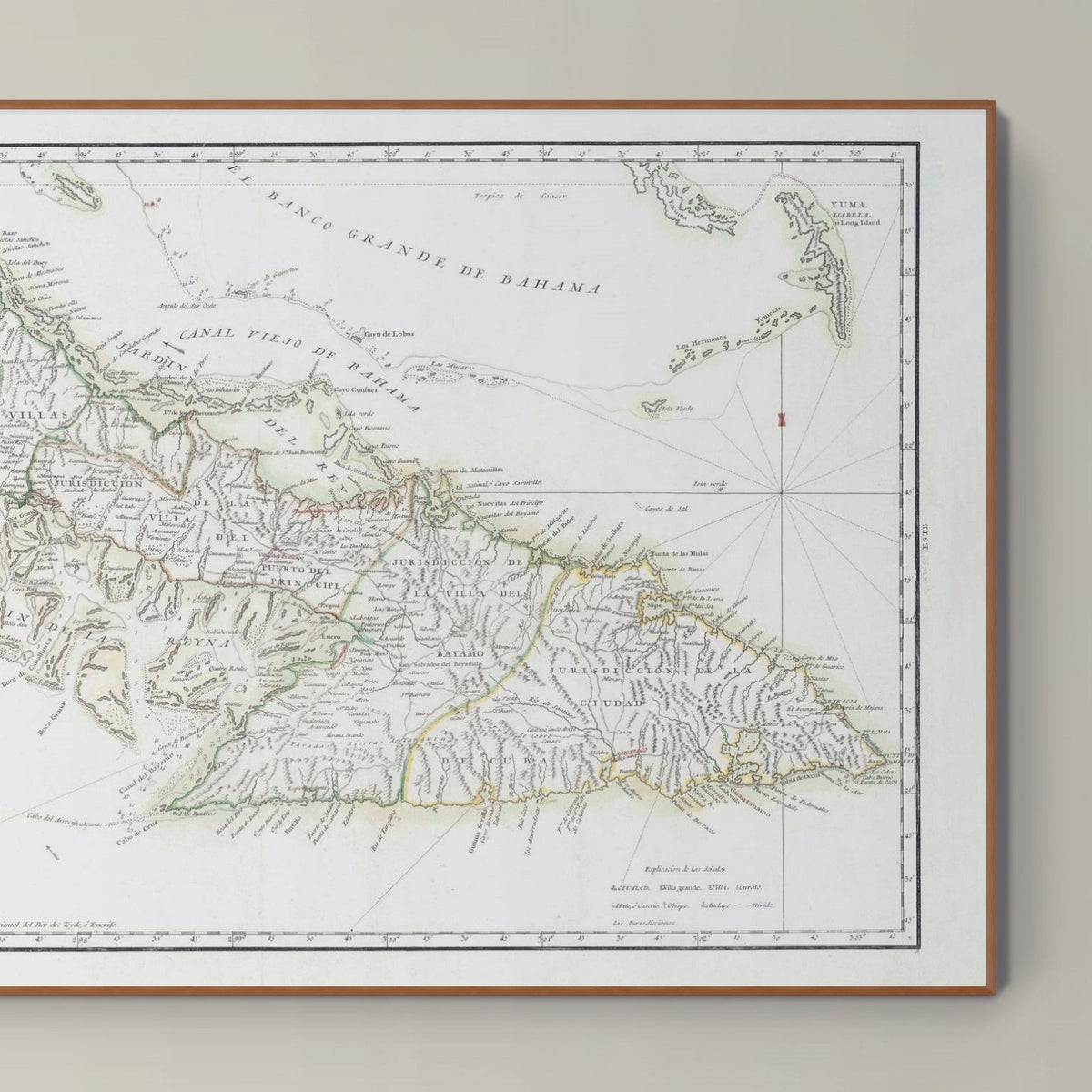 Kuba | Seekarte | 1783
