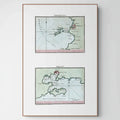 Seekarten-Atlas | Marseille | Toulon | Karte von 1801
