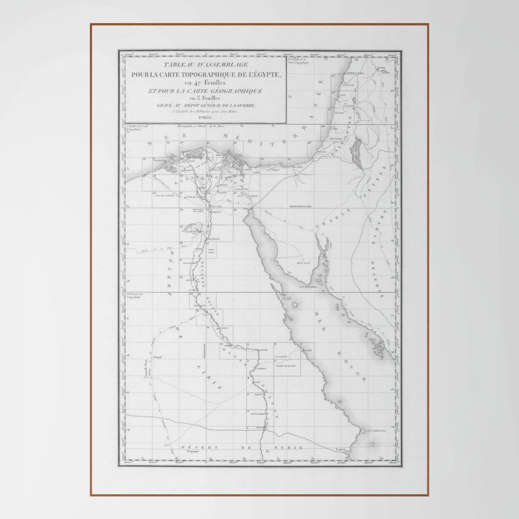 Ägypten | Palästina | Osmanisches Reich | Vintage Map