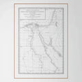 Ägypten | Palästina | Osmanisches Reich | Vintage Map