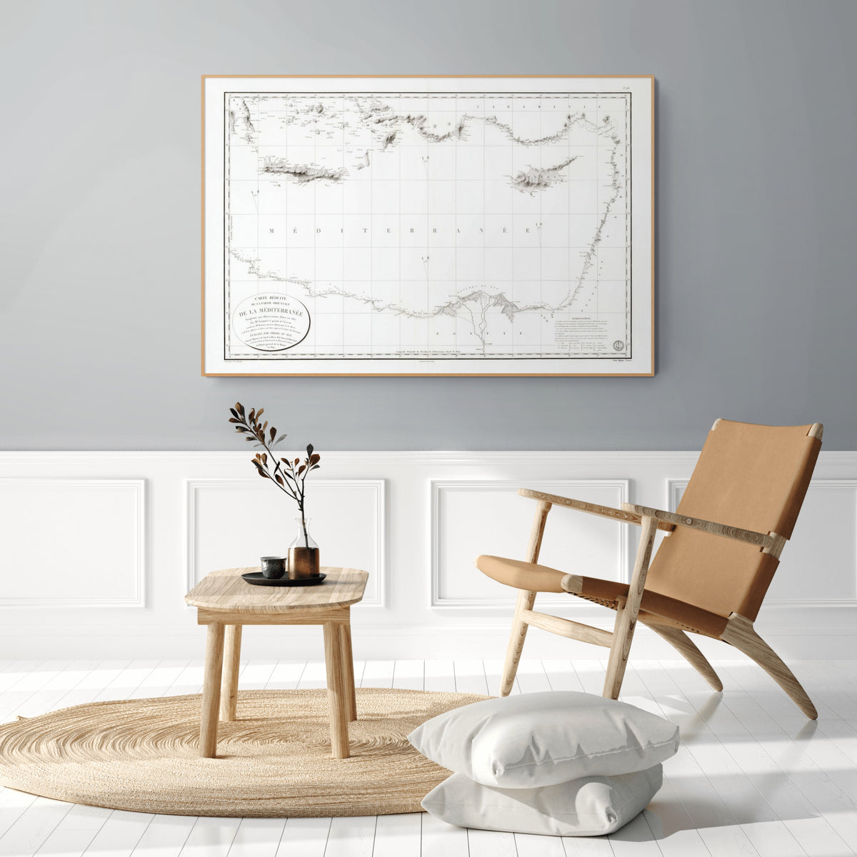Mittelmeer | Seekarte | 1829