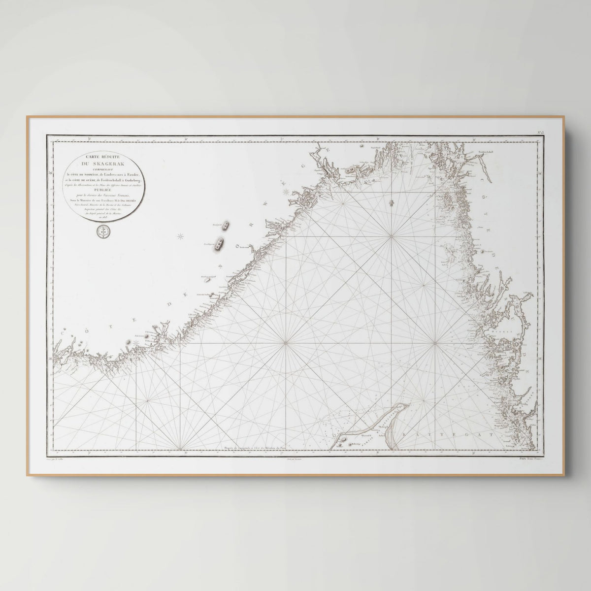Skagerark | Seekarte | Karte von 1812