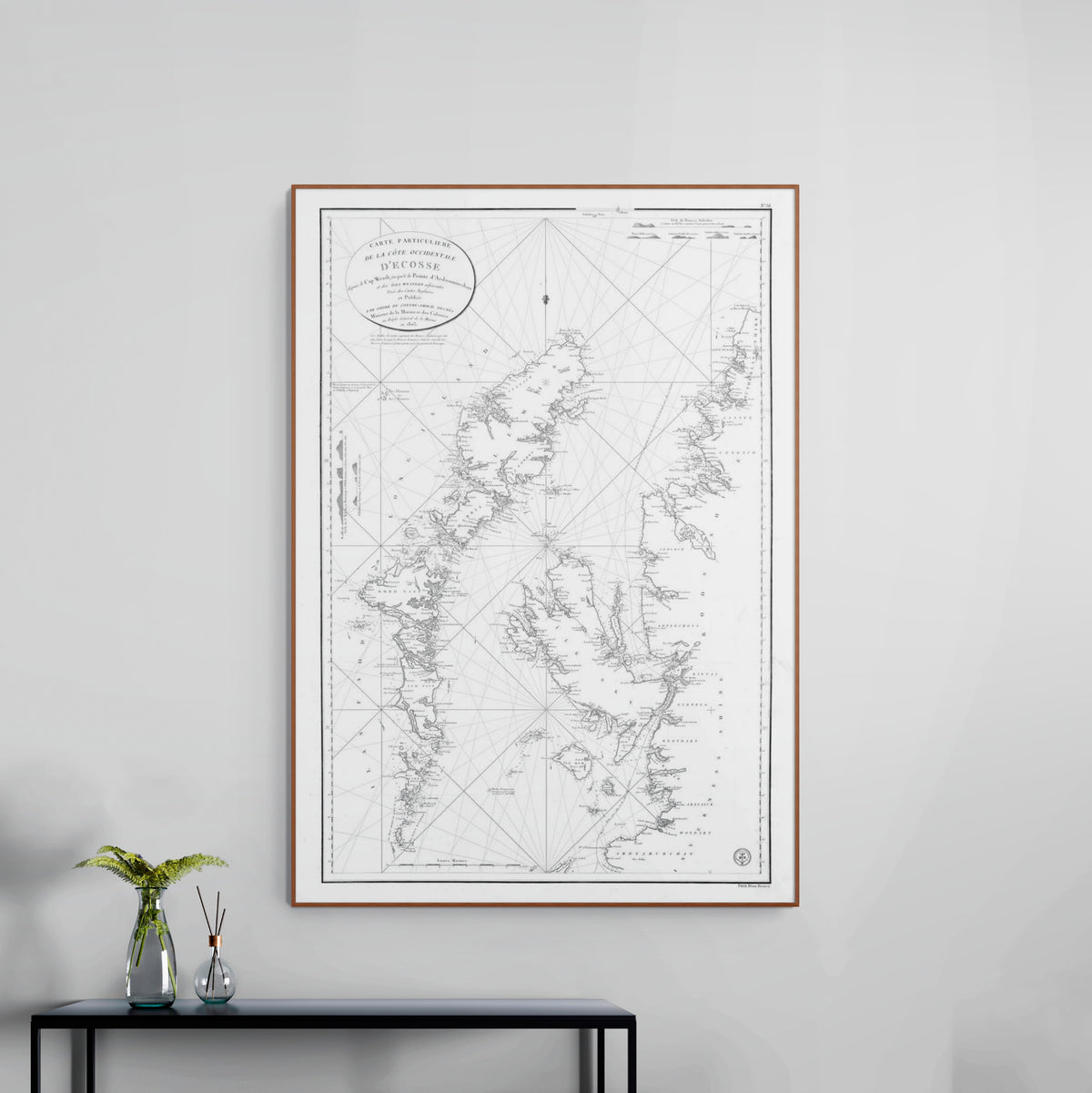 Hebriden Inseln | Schottland | Seekarte | Karte von 1804