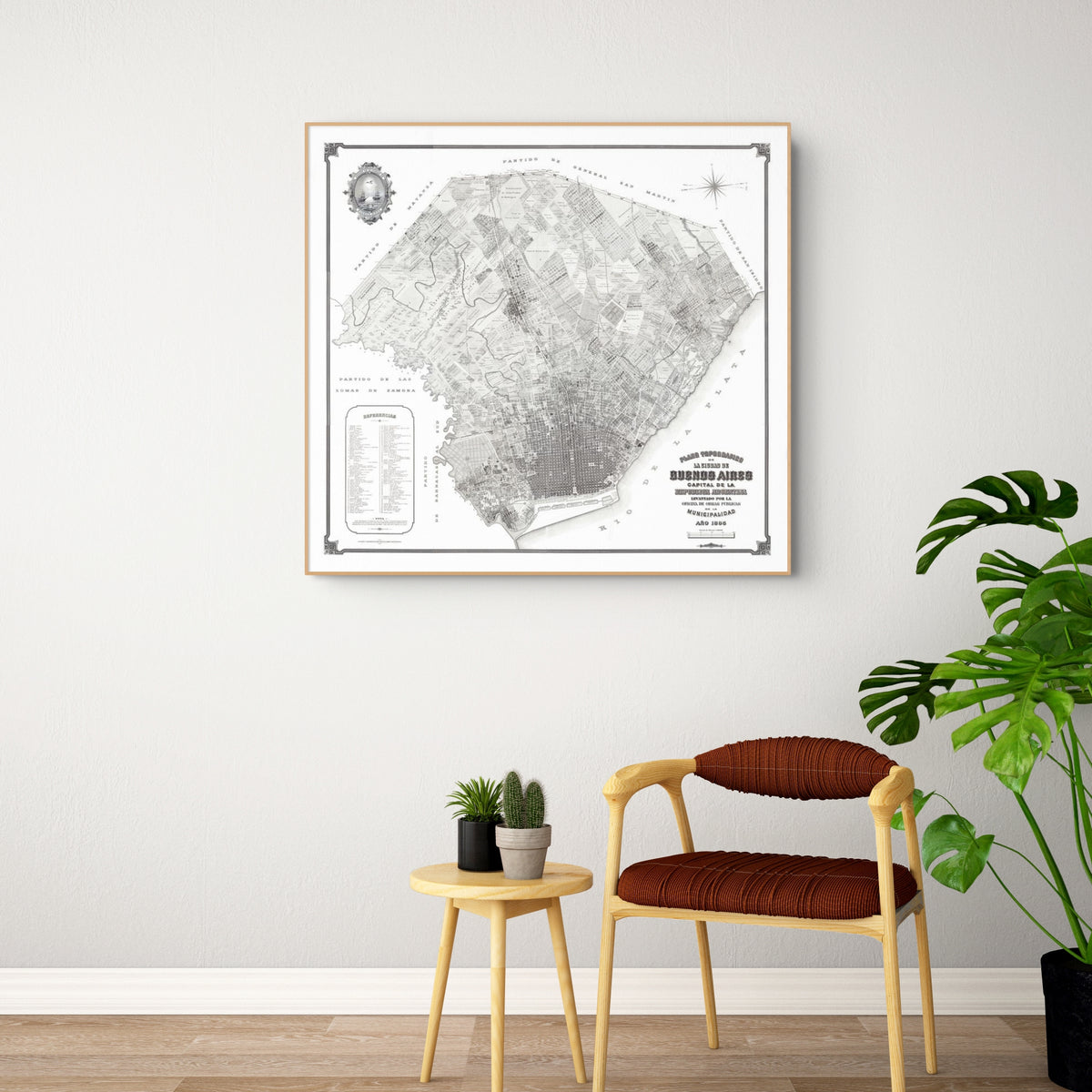 Buenos Aires | Argentinien | Stadtplan | Vintage Map