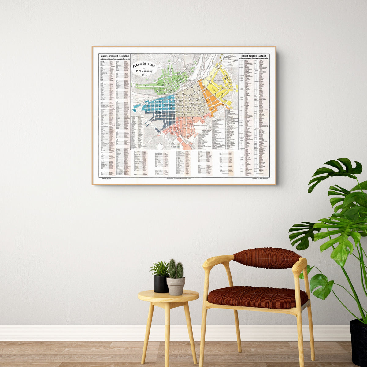 Lima | Stadtplan | Vintage Map