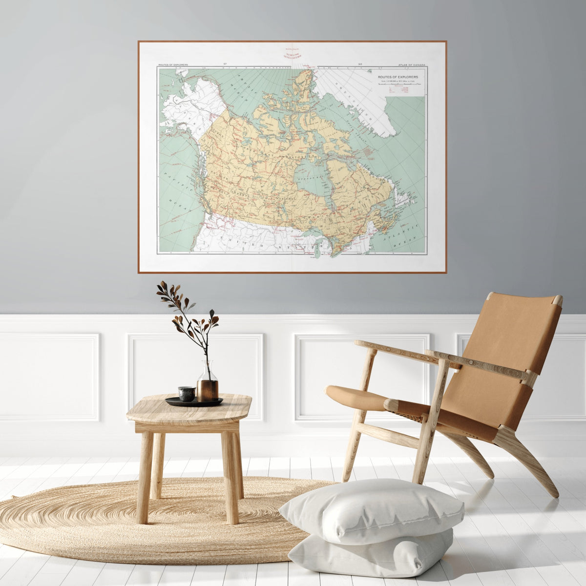 Kanada |  Entdecker | Kolonialgeschichte | Vintage Map