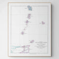 Windward Islands | Caribbean | Map from 1842